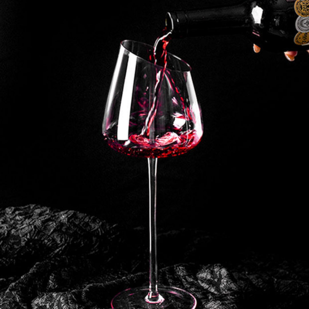 Angled Rim Red Wine Glass Gift Set