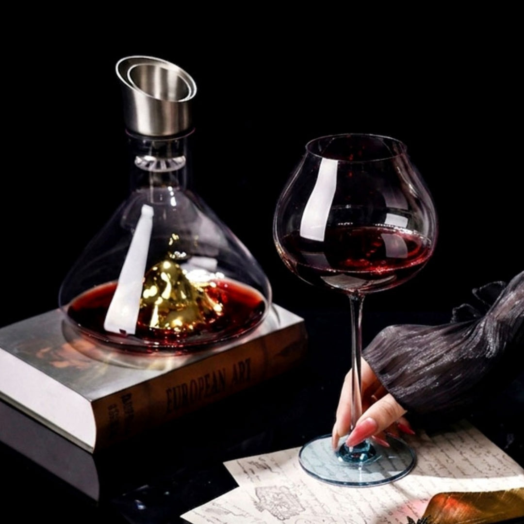 Wine Decanter & Glass Gift Set