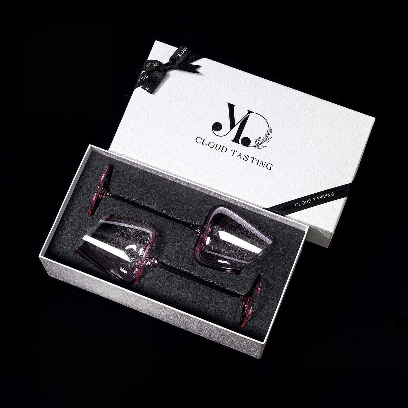 Angled Rim Red Wine Glass Gift Set