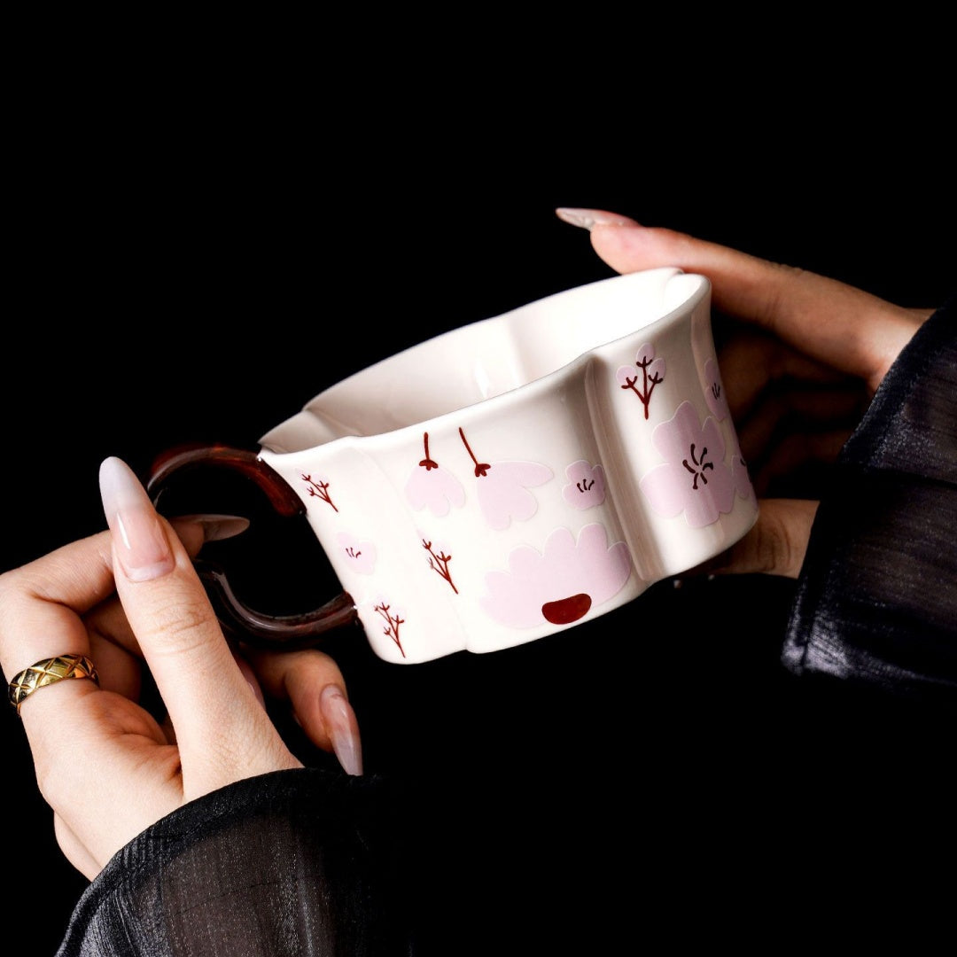 Coffee Cup & Saucer with Scented Candle Gift Set