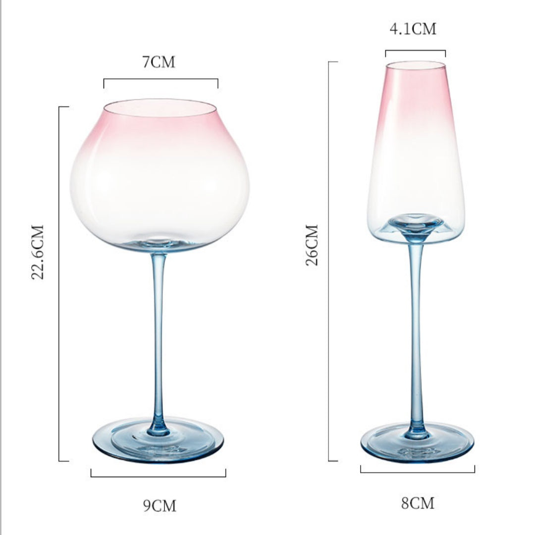 Luxury Champagne & Wine Glass Gift Set
