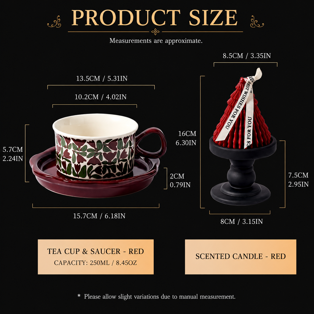 Elegant Coffee Cup Gift Set