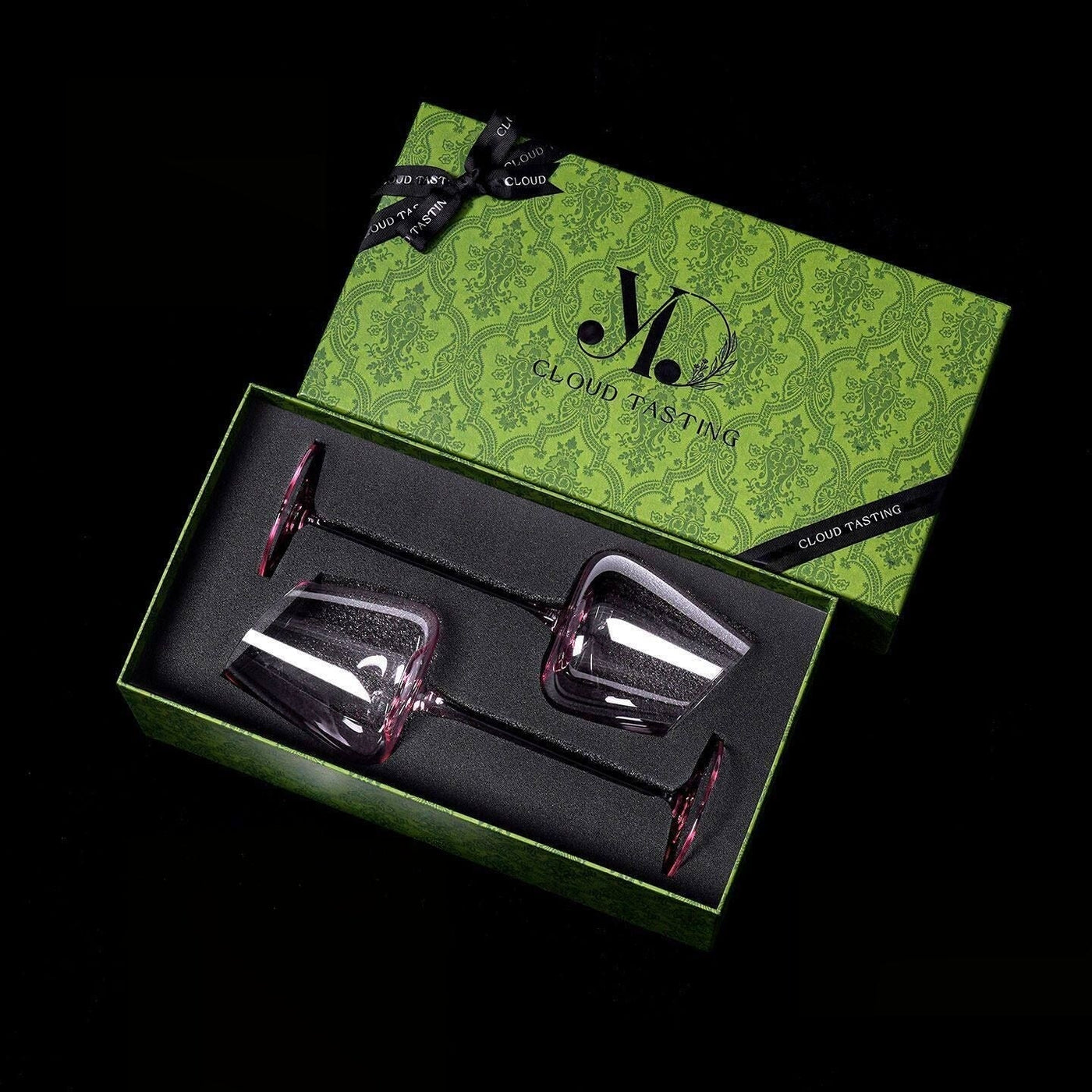 Angled Rim Red Wine Glass Gift Set