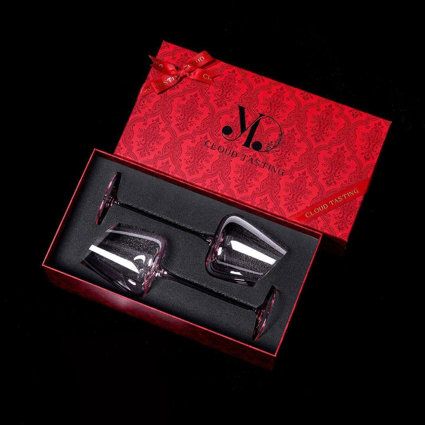 Angled Rim Red Wine Glass Gift Set